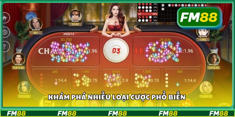 Khám phá nhiều loại cược phổ biến